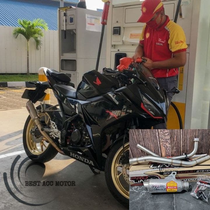 KNALPOT PROLINER TR-1R SHORT ALL NEW CBR 150R KNALPOT PROLINER CBR 150R kNALPOT PROLINER ALL NEW CBR