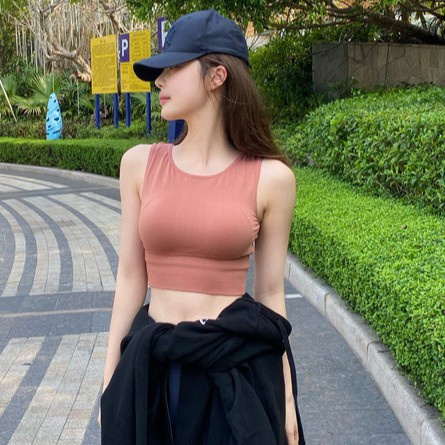 TANKTOP SPORT ADA BUSA WANITA - GRATIS ONGKIR BISA COD - GEVPAJAMAS - TOKO GEV