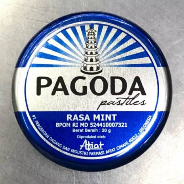 

PAGODA PASTILES RASA MINT isi 20gr