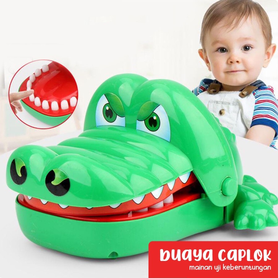 CROCODILE DENTIST GAME / MAINAN GIGI BUAYA - Mainan edukasi Family Games Anak Cewek cowok / Koleksi Mainan Anak Murah
