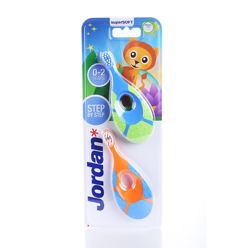 JORDAN KIDS TOOTHBRUSH STEP 1 TWIN SOFT