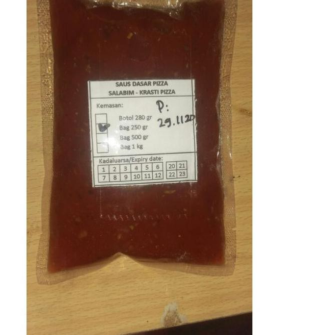 

SEGERA BELI Saus Pizza Salabim , Saus Dasar Pizza, 250 gram - KRasti Pizza JY7#