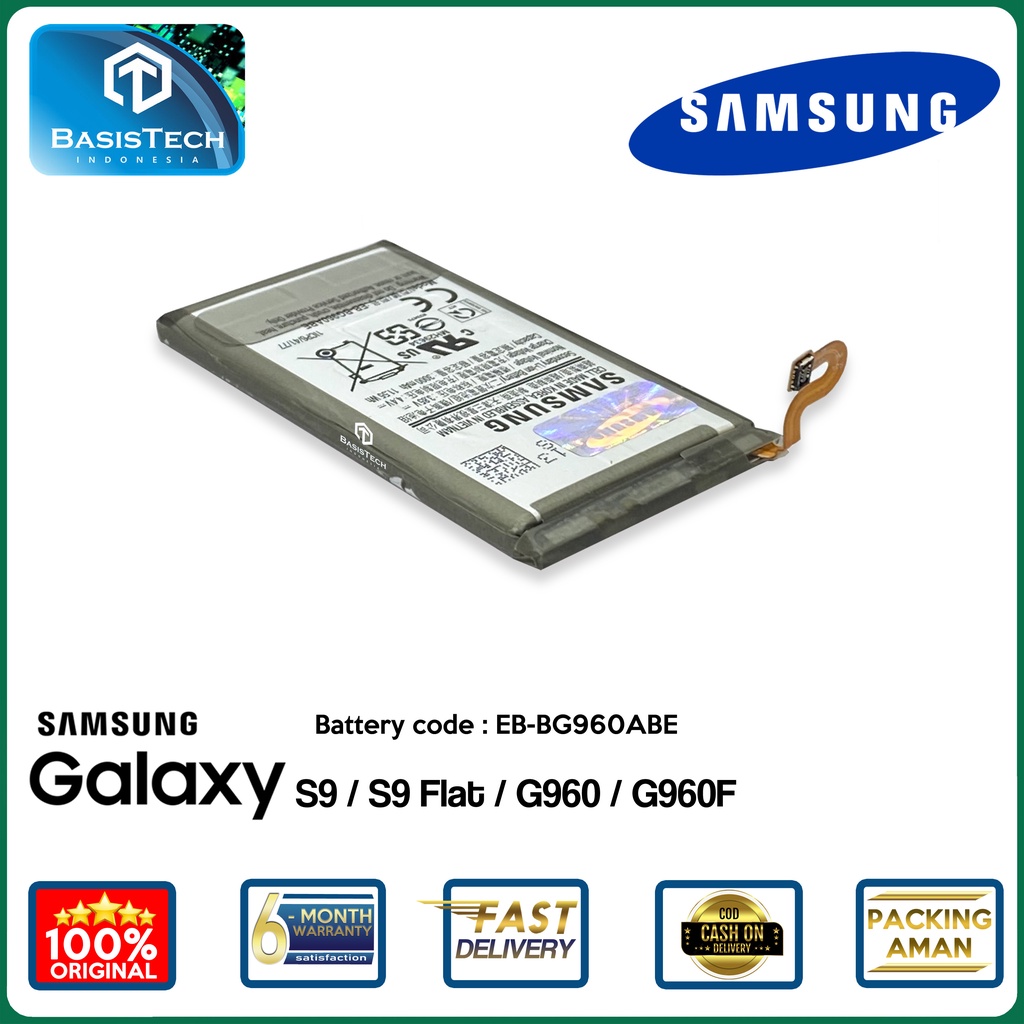 BATERAI SAMSUNG S9 FLAT - G960 - G960F - EB-BG960ABE - ORI