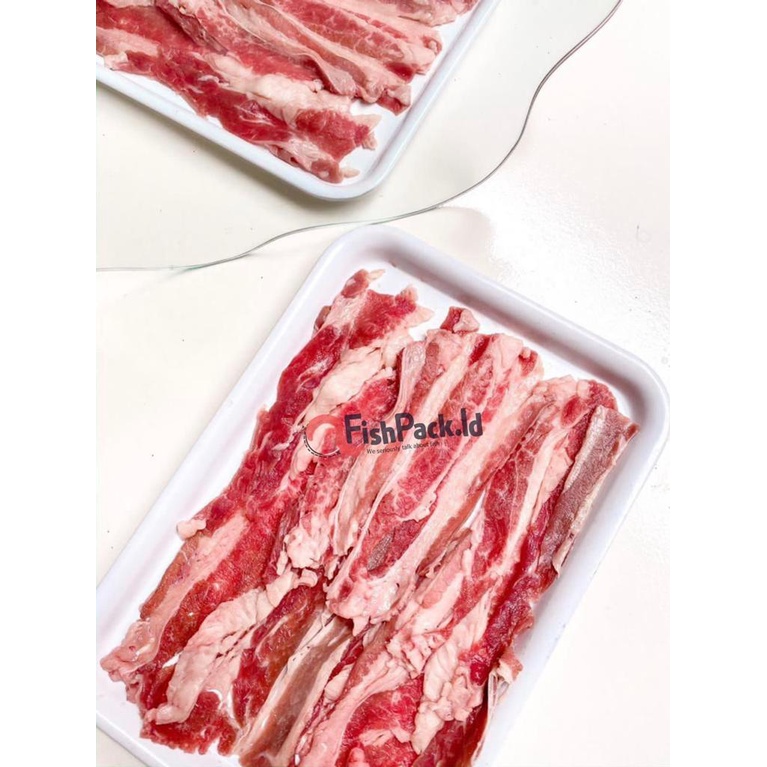 

Fishpack Daging Sapi Shabu Slices Brisket Premium 250g