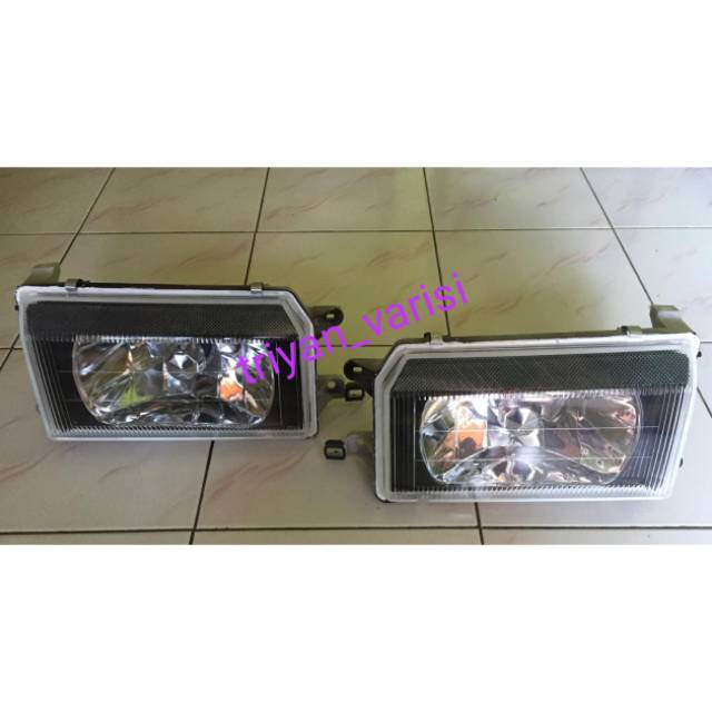 Jual Headlamp Kijang Grand Black Smoke Shopee Indonesia