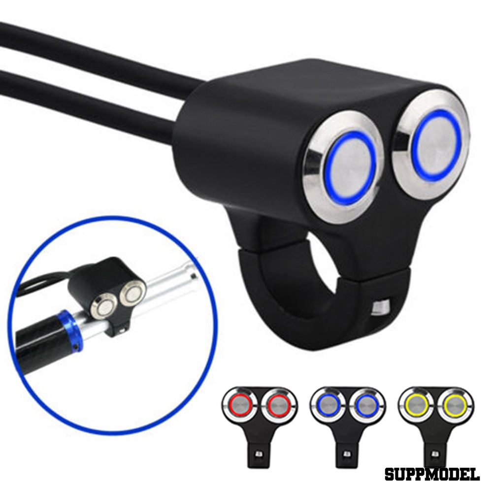 Spm Saklar Kontrol Lampu Led Ukuran 25mm Untuk Setang Sepeda Motor