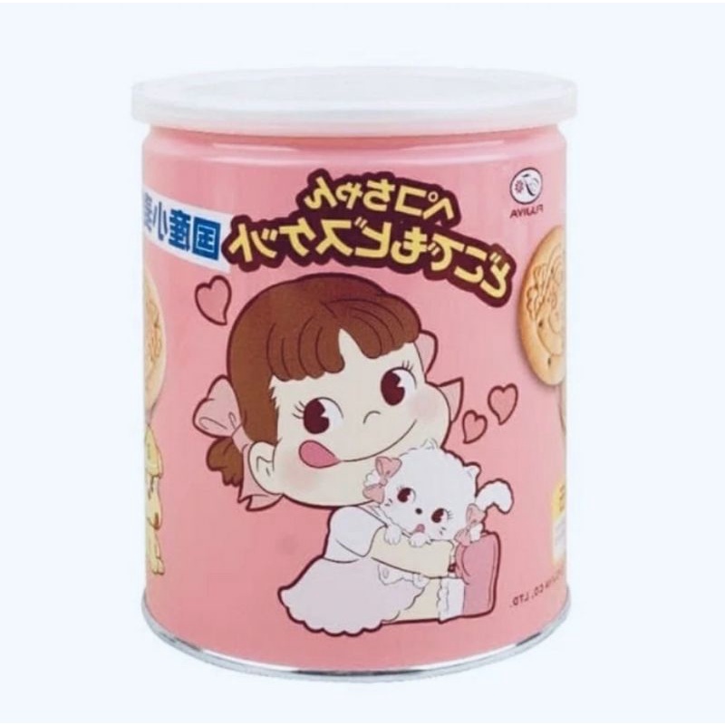 

Fujiya Peko-Chan Everywhere Biscuit (Milky Biscuit in Can) 100gr / biskuit jepang / snack jepang