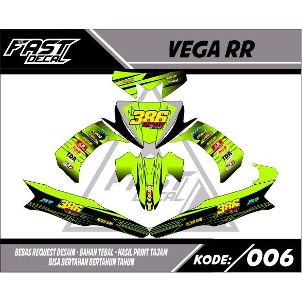 Decal vega rr 006