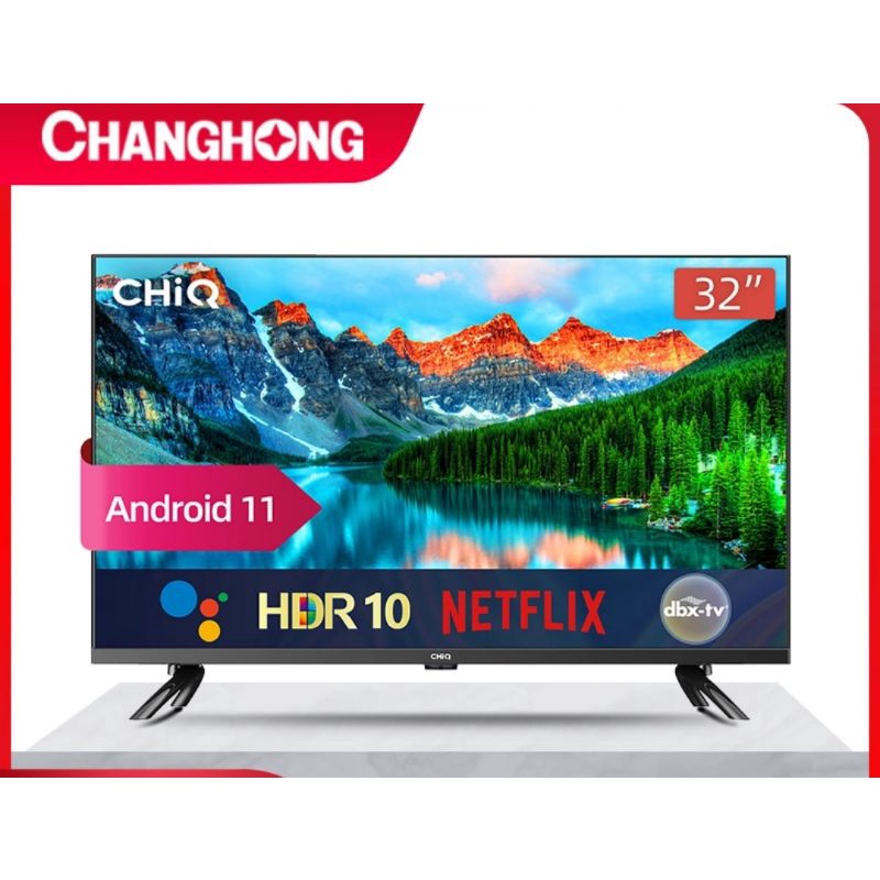 Jual Changhong CHIQ 32 Inch Newest Android 11 Frameless Smart TV ...