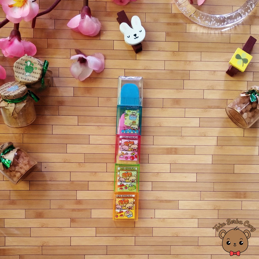 

Penghapus Susun Warna-warni Beruang Lucu Murah untuk Anak