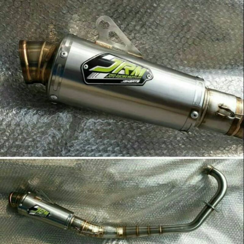 KNALPOT RACING JRM MUFFLER PNP SATRIA FU, SONIC,MP, TIGER, VIXSION, DLL