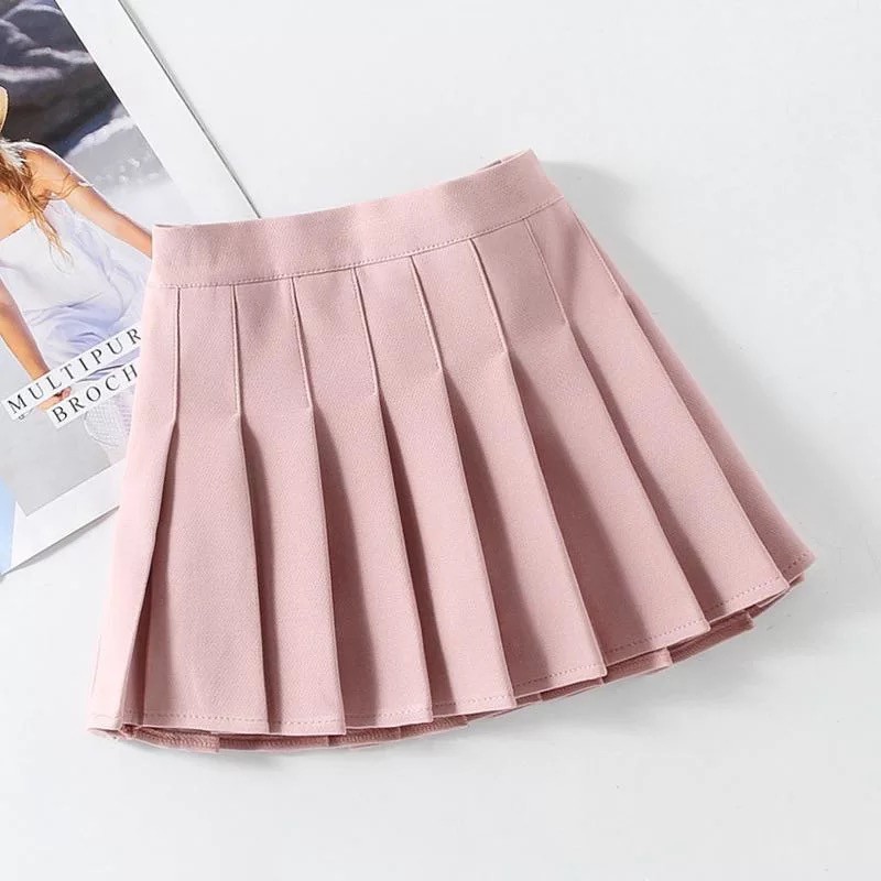 ✅𝐅𝐎𝐈𝐒𝐒® Rok Pendek Wanita Mini Skirt Korea Tennis Skirt With Inner Rok Mini 1150