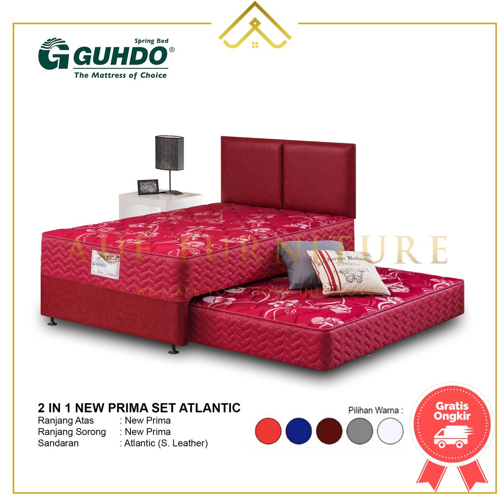 Guhdo Springbed New Prima 2 In 1 - 90x200 / Kasur Springbed Murah / Kasur Guhdo / Kasur Murah [Auf]