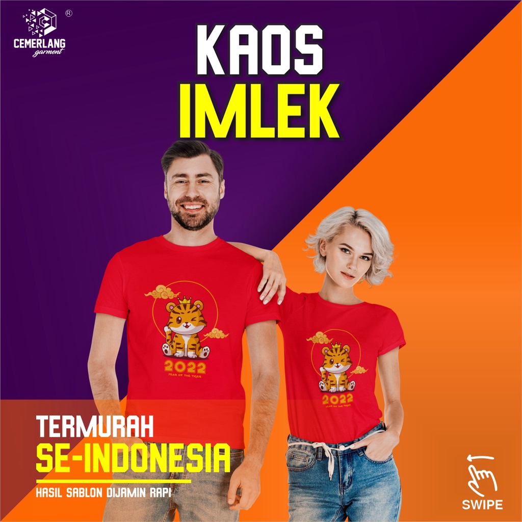 KAOS IMLEK PREMIUM, SHIO MACAN 2022