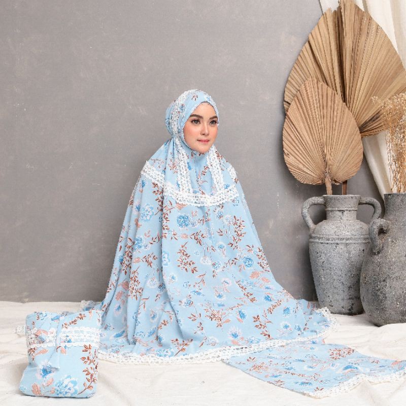 MUKENA DEWASA SILK PREMIUM / PREMIUM SILK / MUKENA SET SAJADAH