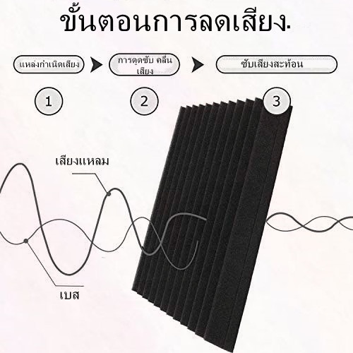 12pcs Busa Peredam Suara Aneka Warna Untuk Studio