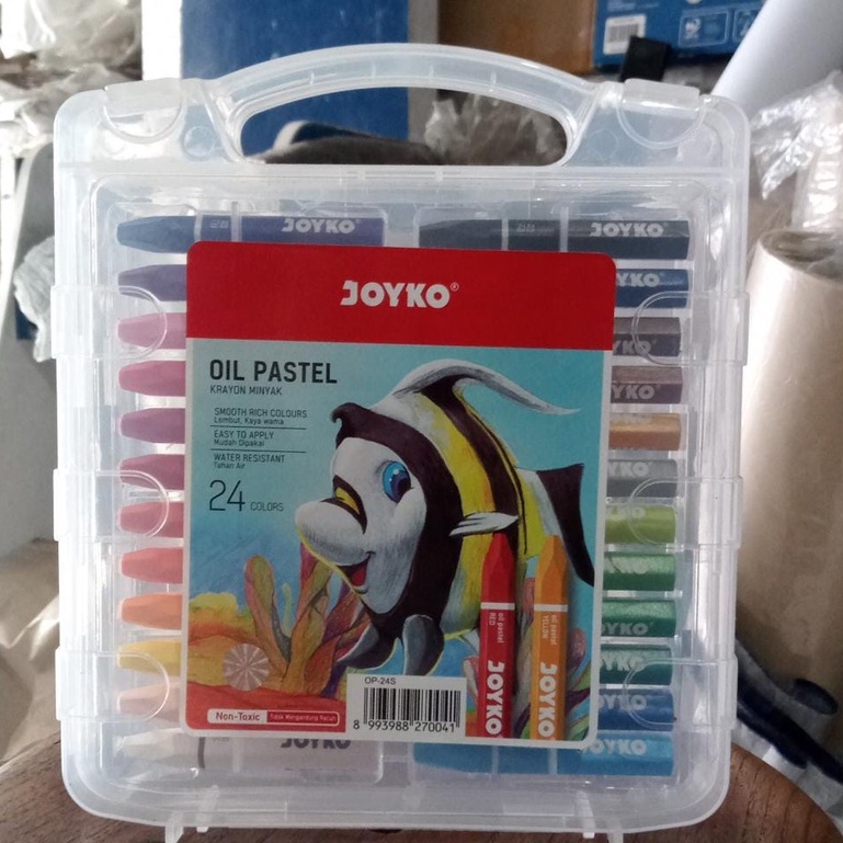 

KRAYON OIL PASTEL 24 WARNA JOYKO