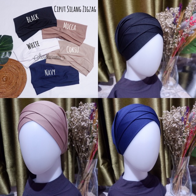 CIPUT SILANG ZIG ZAG - daleman hijab zig zag