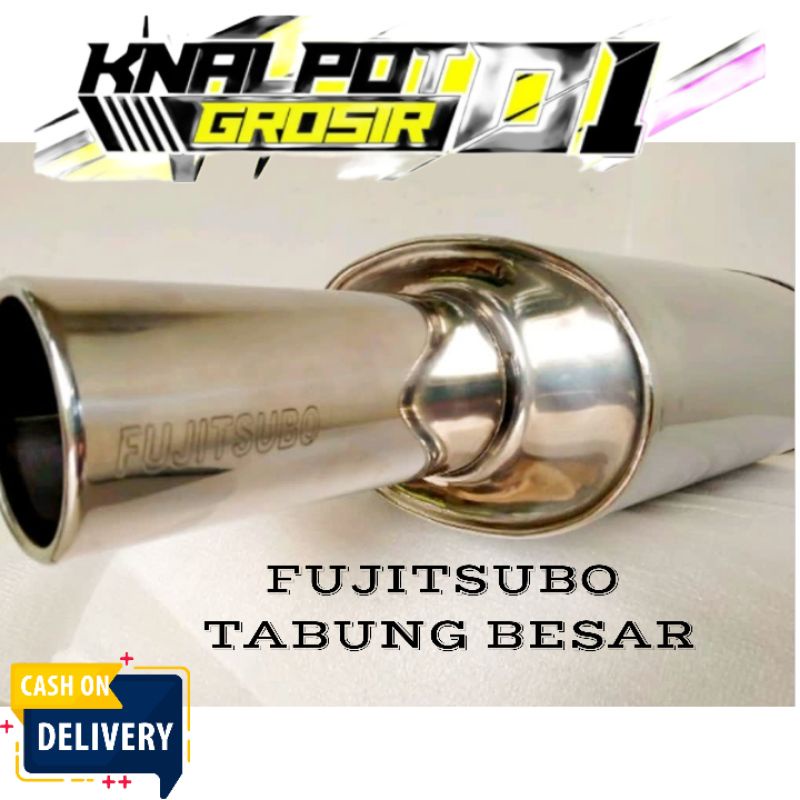 Knalpot Mobil FUJITSUBO KERING Tabung Besar suara ngebas gahar Knalpot Racing Mobil Suara KeringKnal