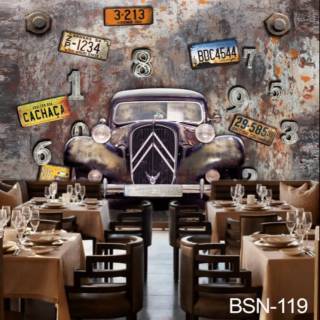 Vintage Car Wallpaper Border