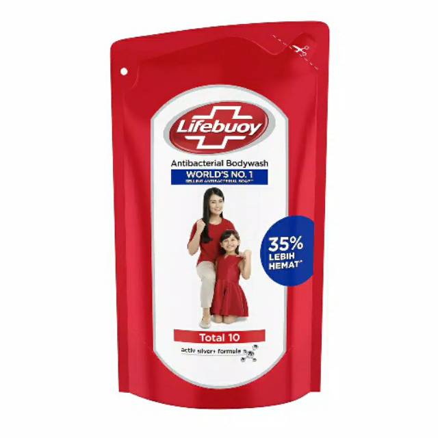 SABUN MANDI CAIR LIFEBUOY TOTAL 10 REFILL 900ML