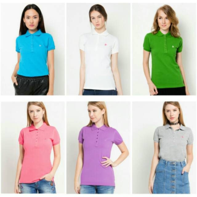 Kaos polo cewek