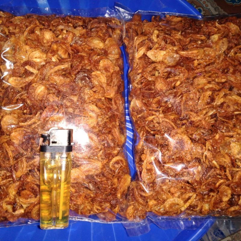 

Bawang merah goreng asli kriuk 1000gr