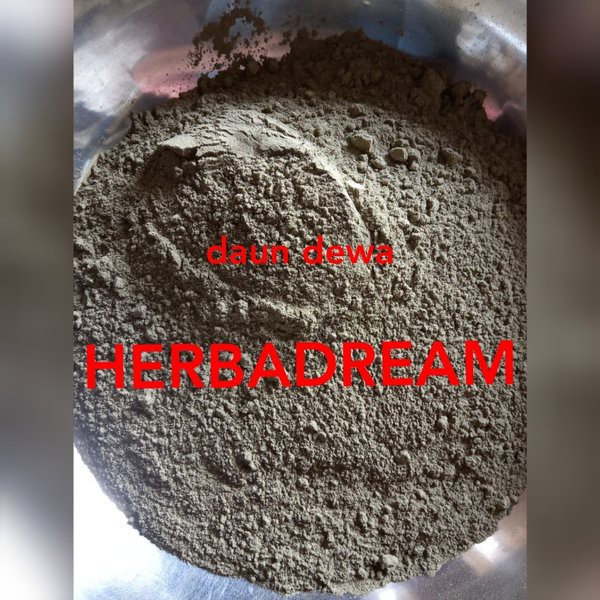 

50 GRAM BUBUK DAUN DEWA GYNURA DIVARICATA SEGETUM SAMSIT SANGJO SAN QI CAO PREMIUM ORGANIK POWDER TEPUNG SERBUK