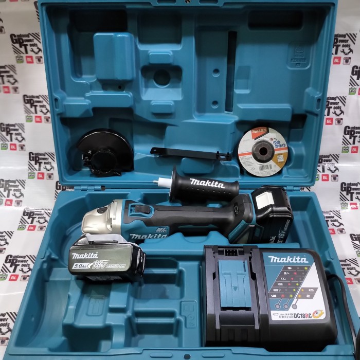 Termurah Mesin Gerinda Baterai Cordless Gerinda 4inch Brushless Makita DGA404 Original
