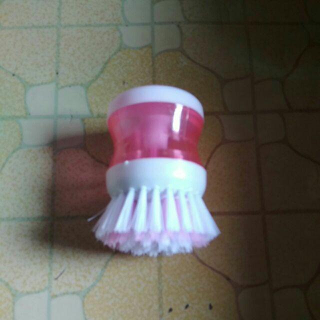 Sikat Pembersih Panci Dengan Dispenser Sabun/sikat Pembersih Bulat