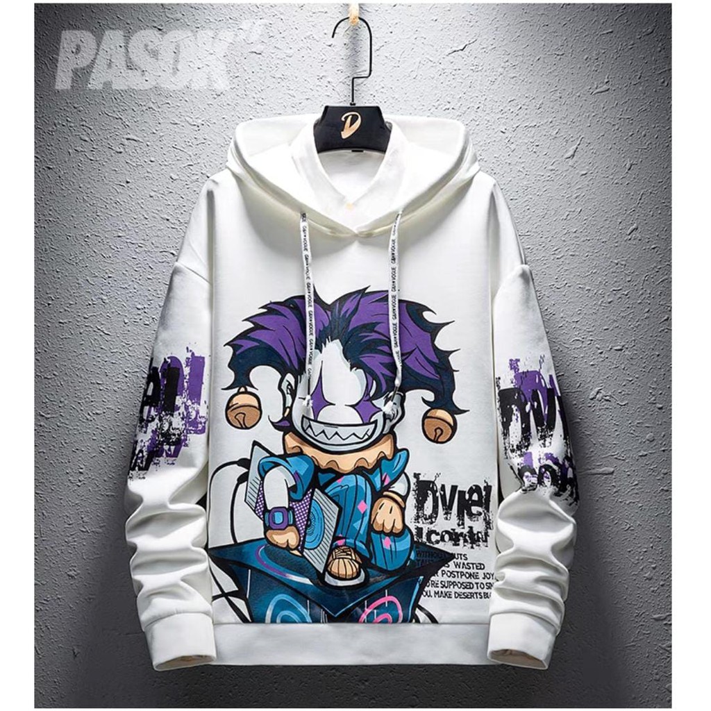 (BISA COD)JAKET SWEATER HODDIE JOKER