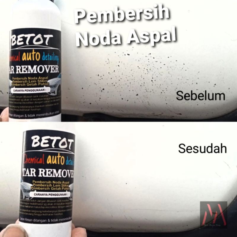 Pembersih Noda Aspal - Lem Stiker - Getah pohon - Tar Remover - Betot - Body Mobil Motor