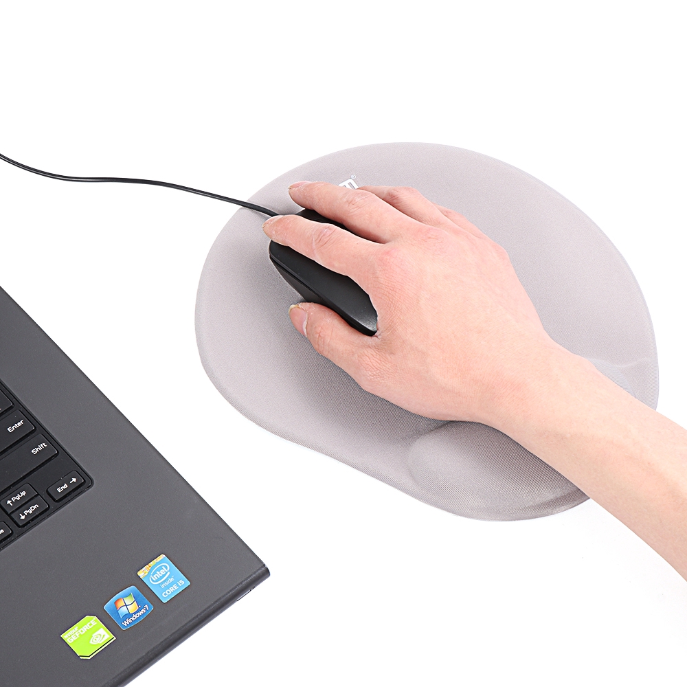 Ergonomic Comfortable Mouse Pad Mat / with Gel Wrist Rest  Mouse Pad / Support Protect Desk Mouse Pad /Non Slip Mice Mat