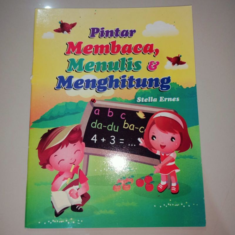 buku pintar membaca menulis dan menghitung 64 halaman (21×28cm)