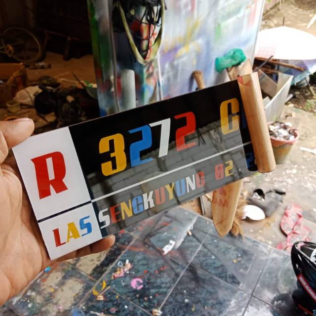 PLAT NOMOR VARIASI MOTOR