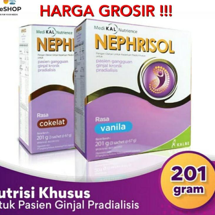 

Special NEPHRISOL COKLAT VANILA CAPPUCCINO NEPHRISOL REGULER 201 GRAM