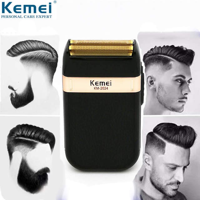 COD ALAT CUKUR JENGGOT, KUMIS, BOTAK KEMEI KM-2024 USB SHAVER / MESIN CUKUR RAMBUT, JENGGOT, KUMIS, BOTAK HAIR CLIPPER SHAVER KEMEI KM-2024 / CUKURAN ELECTRIC SHAVER KEMEI KM-2024