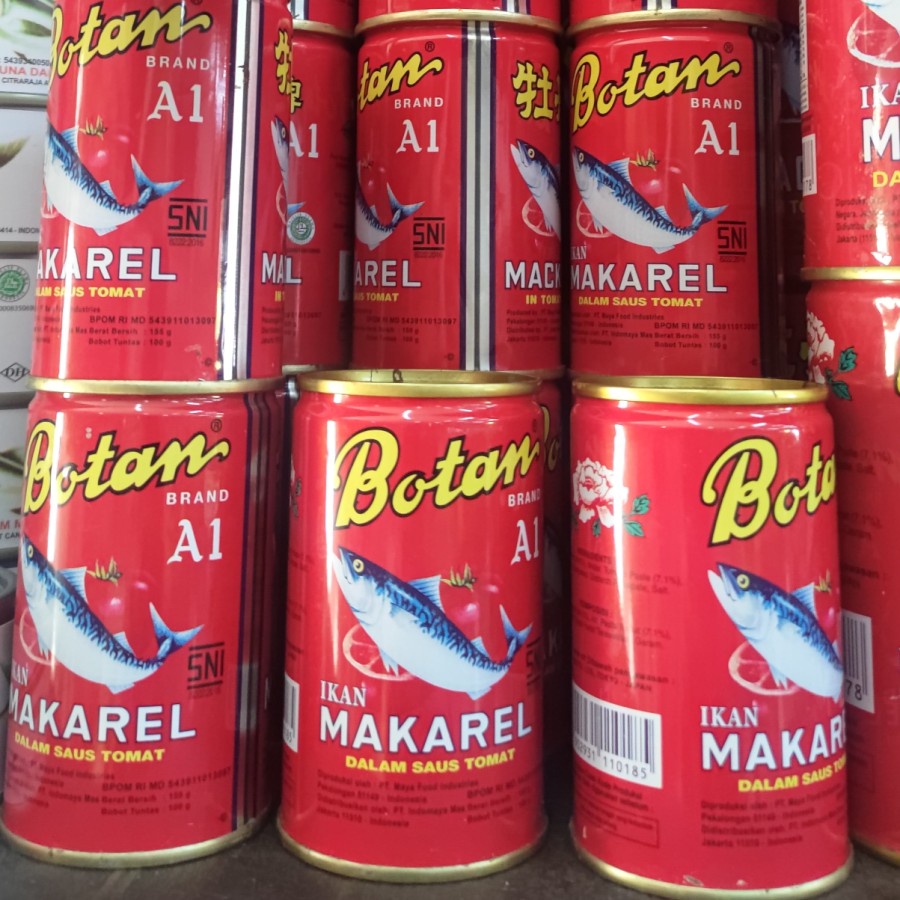 

Botan ikan makarel 155 gr