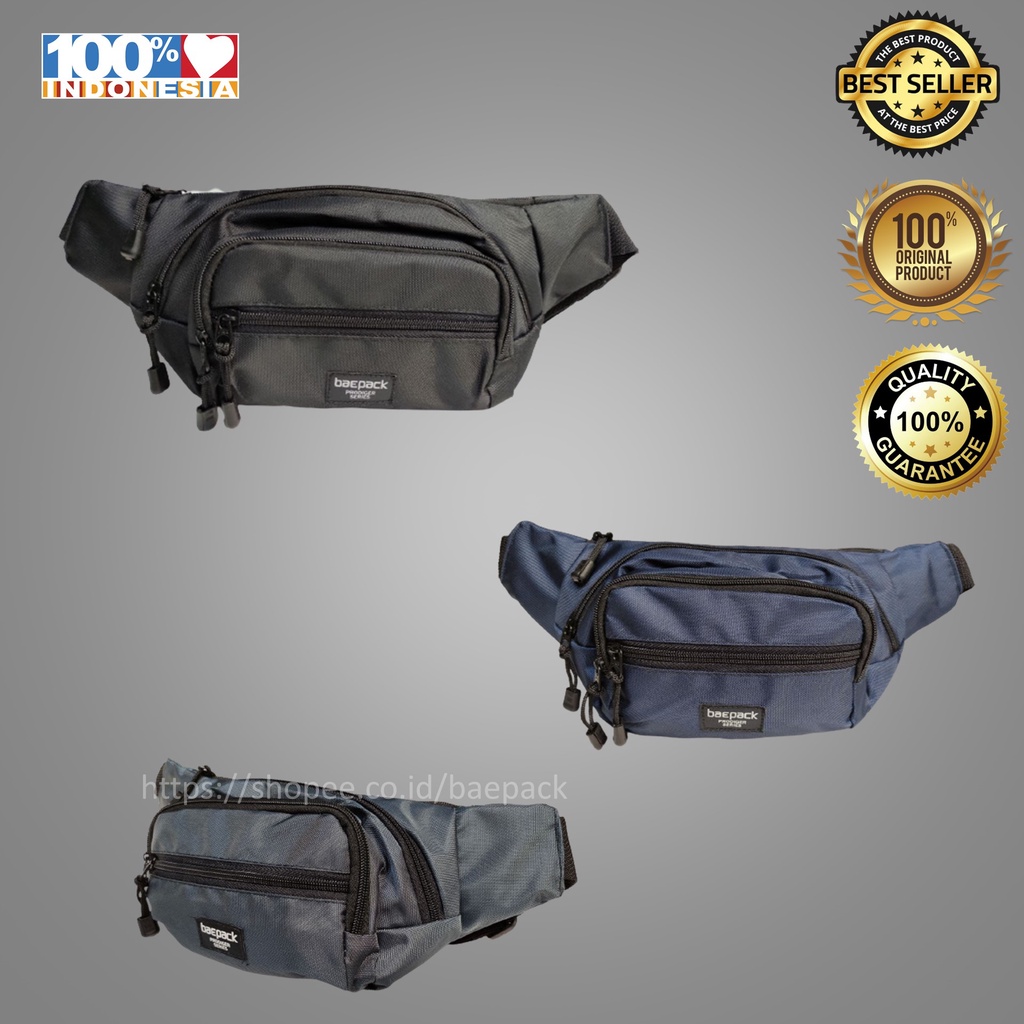 Tas Premium WaistBag Oval Pria dan Wanita Baepack