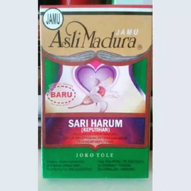 SARI HARUM KEPUTIHAN kapsul jamu tradisional asli madura