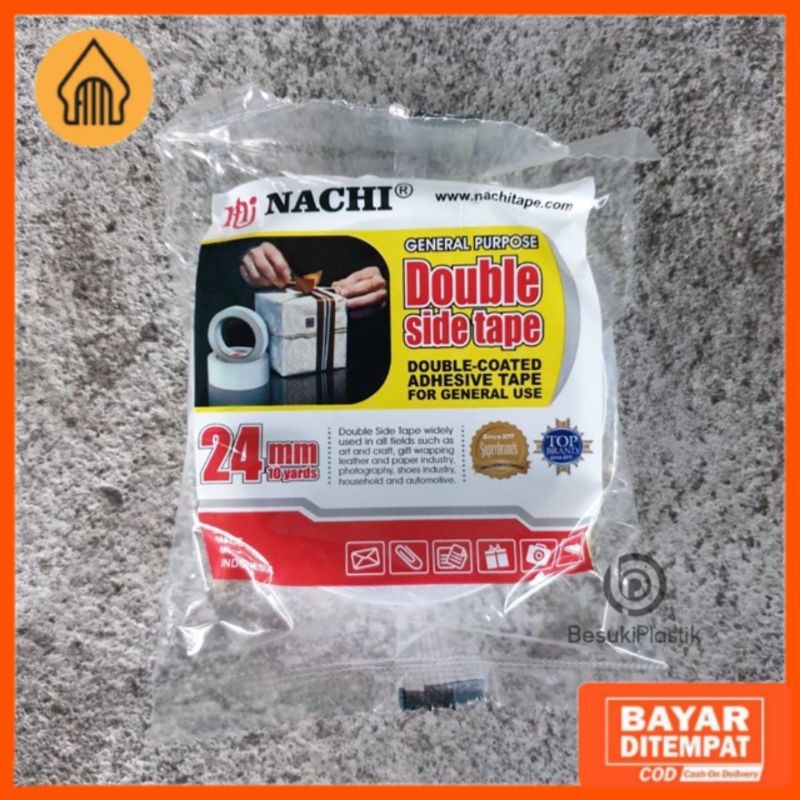 

ISOLASI NACHI TAPE DOUBLE SIDE/ DOUBLE TIP 24MM