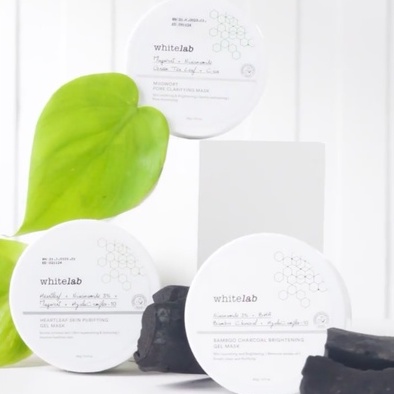 WHITELAB Gel Mask | Bamboo Charcoal Brightening