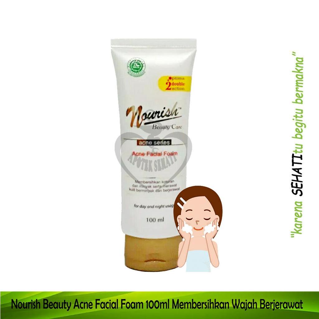 Nourish Beauty Care Acne Facial Foam 100ml Pembersih Jerawat