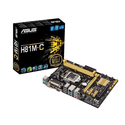 Asus Motherboard H81M-C LGA1150 4th Generation Intel