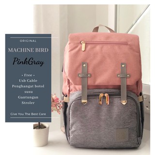 machine bird nappy bag