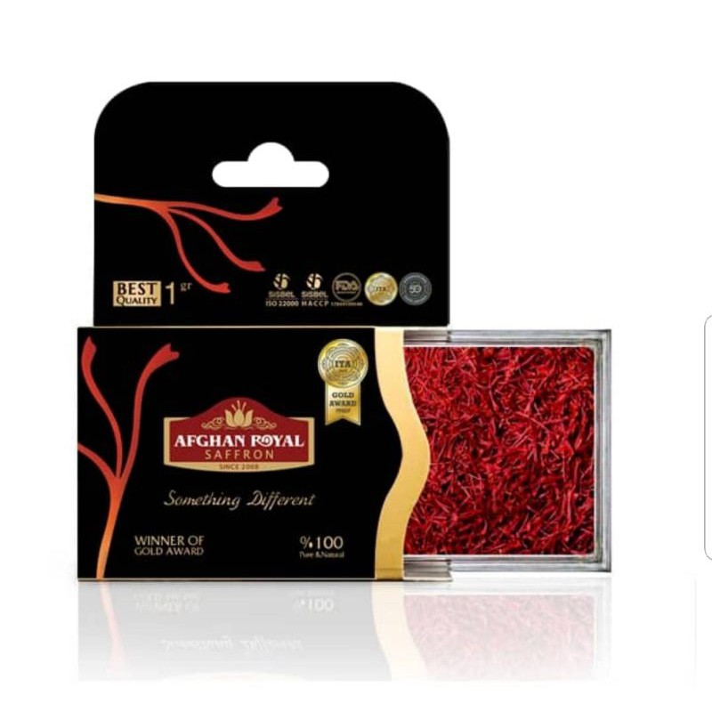 

Afghan Royal Saffron 1 Gram | Super Negin Grade 1 | Bunga Saffron Herbal Halal Best Quality Impor