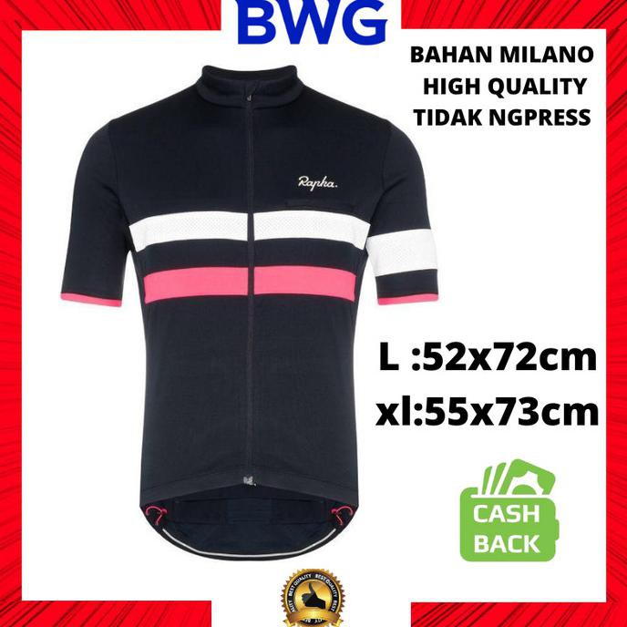 Jersey Rapha Jersey Sepeda Roadbike Jersey Kantong Sepeda Baju Sepeda - L Tokobababu