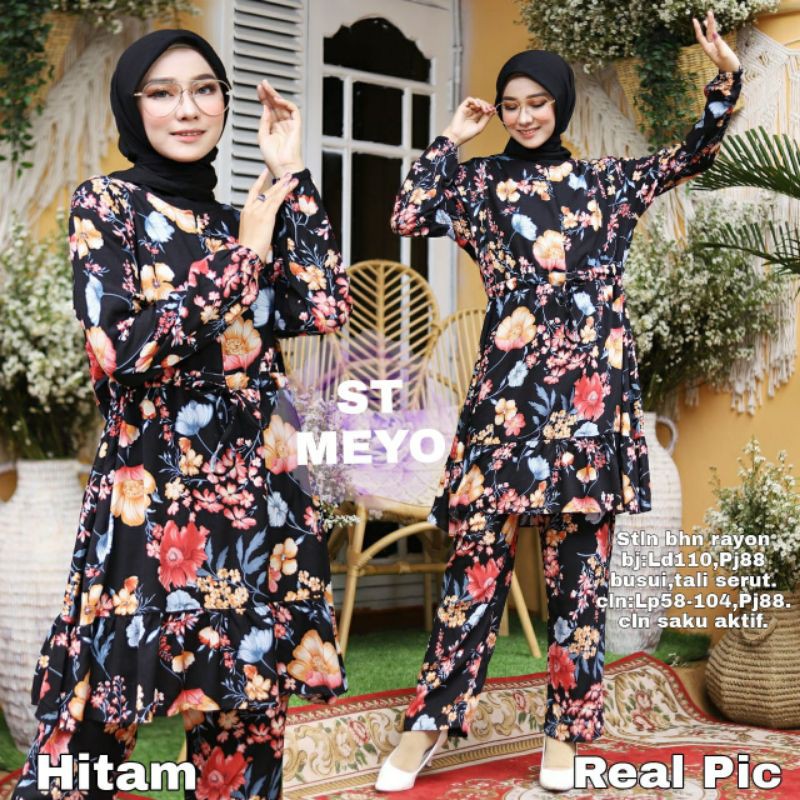 ciayo - ST MEYO / setelan celana wanita gamis