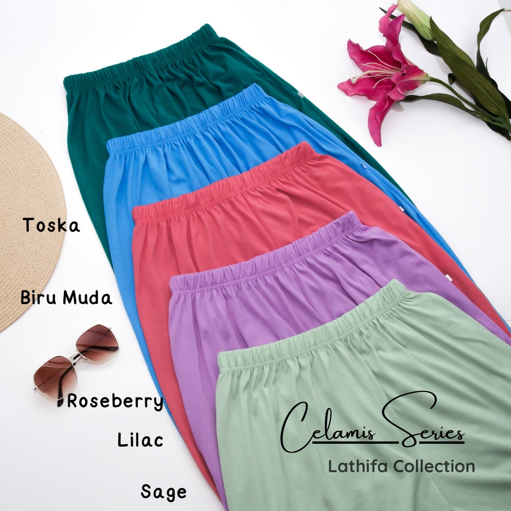 Celana SUPER JUMBO Celana Harian Inner Pants Celamis Celana Dalaman Gamis Bawahan Muslim