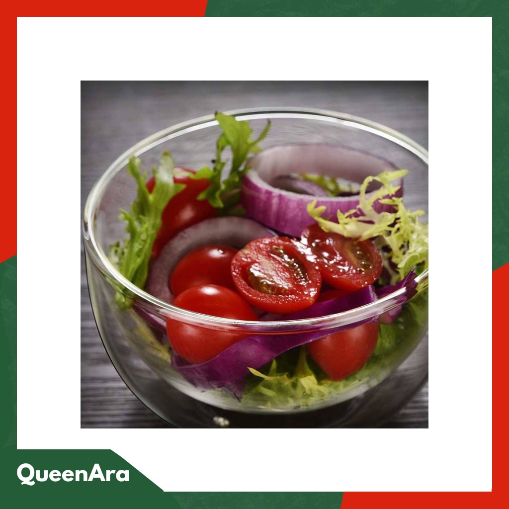 HOMADISE Mangkok Salad Buah Sayur Double Layer